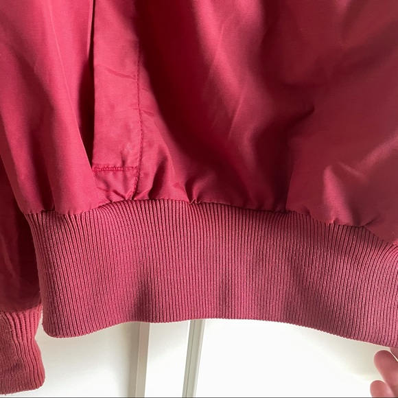 Vintage Columbia Red 1/4 Zip Windbreaker Jacket - Picture 11 of 16